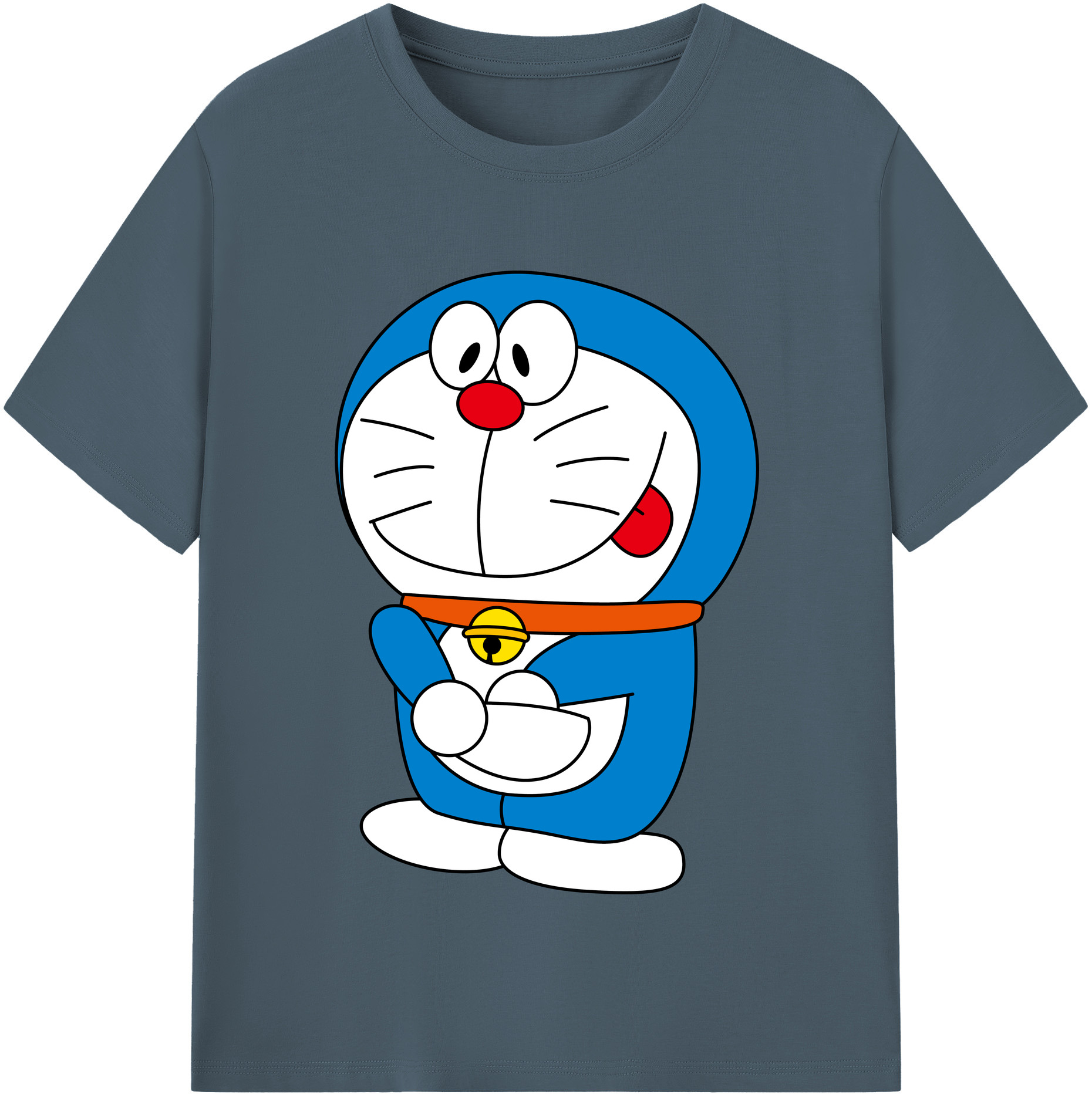 （画像用） ドラえもん Doraemon 綿100％半袖Tシャツ（フロントプリント）